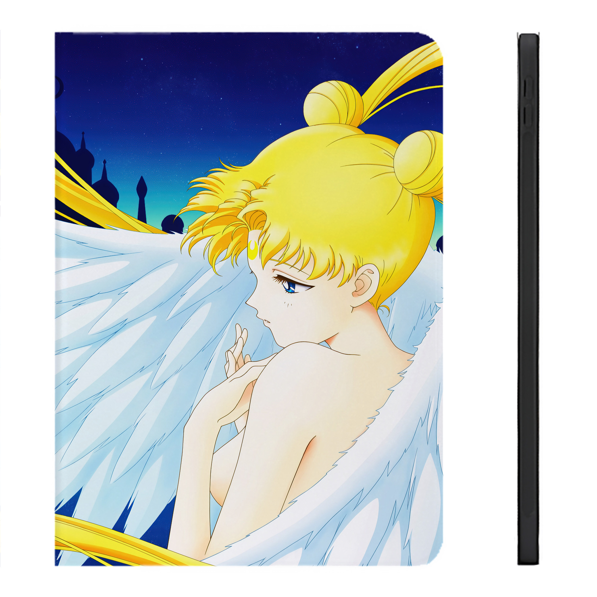 （画像用） 美少女戦士セーラームーン Sailor Moon IPadケース ペンホルダー付き ブックスタイルデザイン